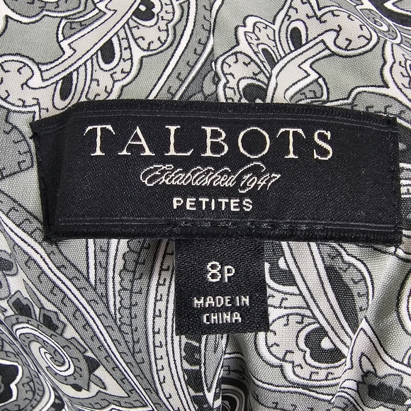 🍂SOLD🍂 Talbots Teal Blue One Button Blazer Jacket Lined 8P - Picture 10 of 15